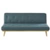 Gepolstertes 3-Sitzer-Schlafsofa, kakigrün